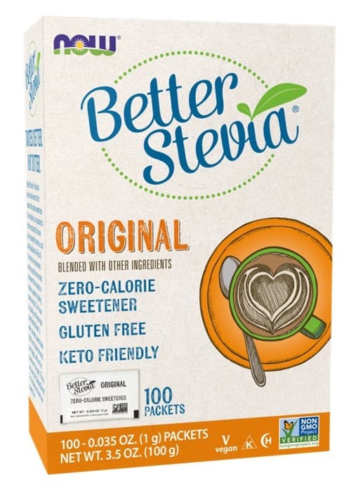 NOW Foods - Better Stevia - Natural Sweetener – NOW Foods förpackning
