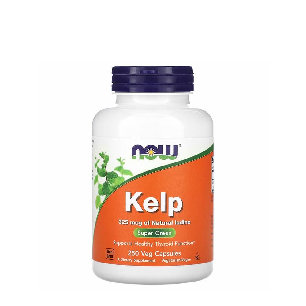 Now Foods - Kelp, 325mcg - 250 Vcaps – NOW Foods förpackning